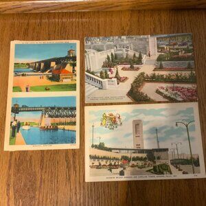 VINTAGE POSTCARDS - LOT OF 3 - NIAGARA FALLS & WINNIPEG